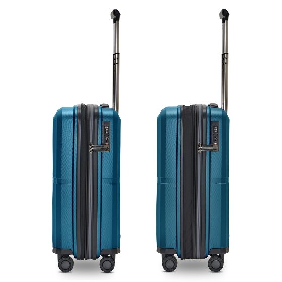 Pactastic Collection 01 4 ruote Carrello della cabina S 55 cm con piega di espansione