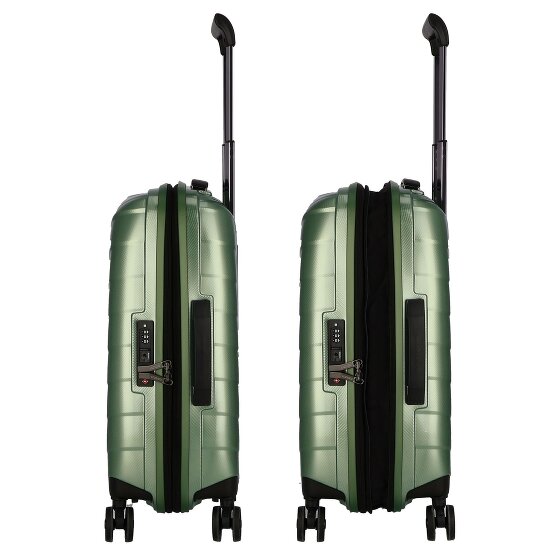Samsonite Attrix 4 ruote Carrello della cabina 55 cm con piega di espansione