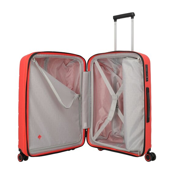 Travelite Buran0 4 ruote Set di valigie 3 pezzi con piega di espansione