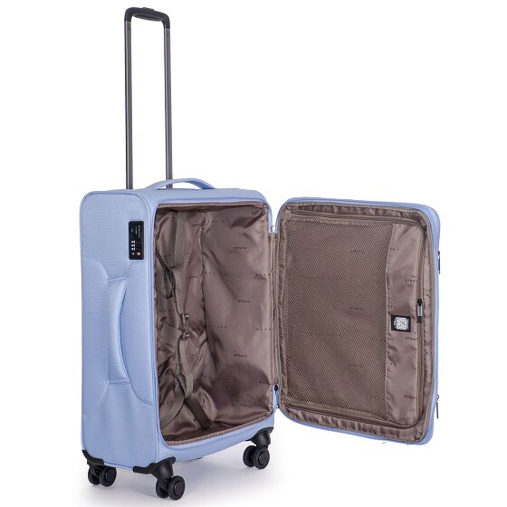 Stratic Stratic Light + 4 ruote Carrello 68 cm con piega di espansione