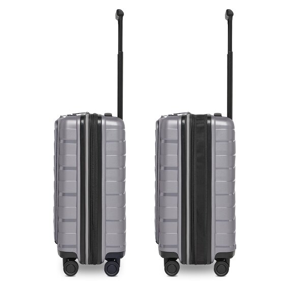 Bergpfeil Travel 4 ruote Carrello della cabina 55 cm Scomparto per laptop con piega di espansione