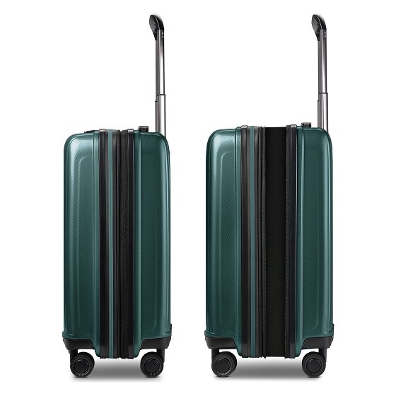 Redolz Set di valigie Essentials 14 2 pezzi trolley da cabina con piega elastica e beauty case