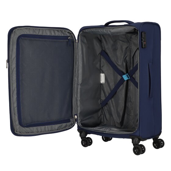 American Tourister Street Roll 4 ruote Set di valigie 3 pezzi con piega di espansione