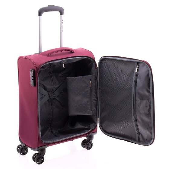 Gladiator 3700 4 ruote Carrello della cabina 55 cm con piega di espansione Gladiator 3700 4 ruote Carrello della cabina 55 cm con piega di espansione