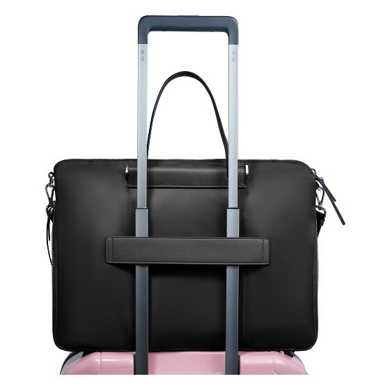 Piquadro Lyra Valigetta Vera Pelle 42 cm Vano porta PC espandibile