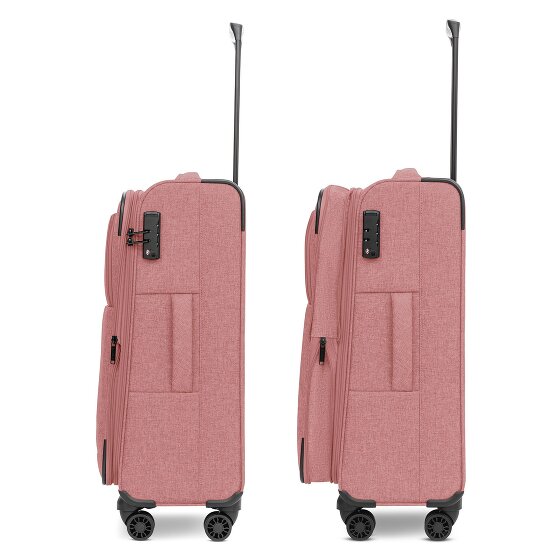 Redolz Essentials 12 THREE SET 4 ruote Set di valigie 3 pezzi espandibile
