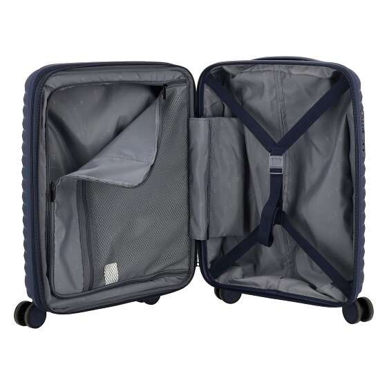 d&n Travel Line 4500 4 ruote Carrello della cabina S 55 cm con piega di espansione d&n Travel Line 4500 4 ruote Carrello della cabina S 55 cm con piega di espansione