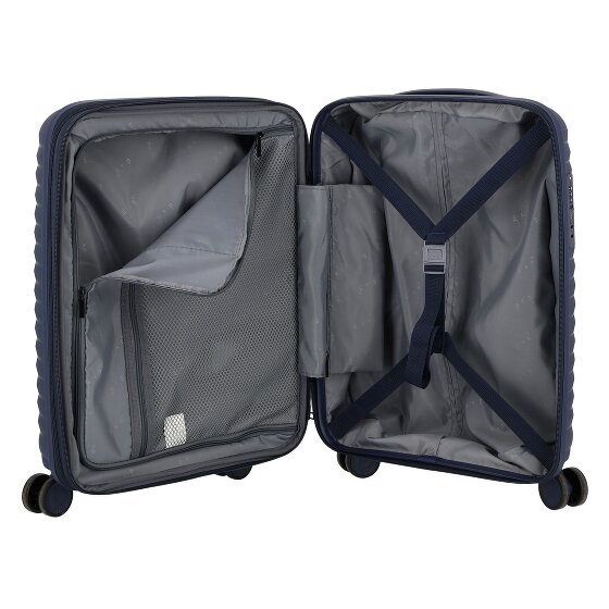 d&n Travel Line 4500 4 ruote Carrello della cabina S 55 cm con piega di espansione