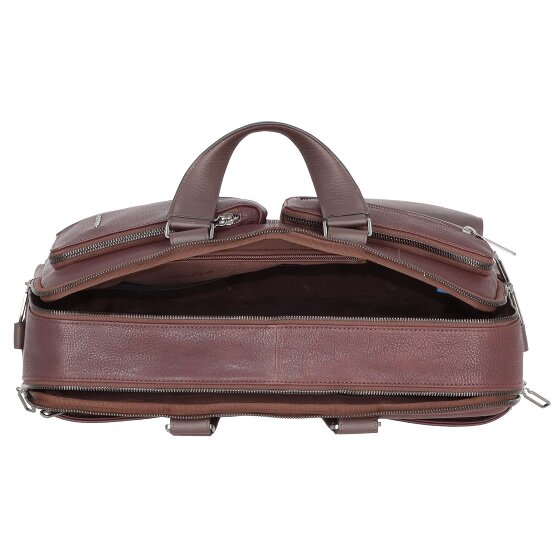 Piquadro Ronnie Cartella in pelle 43 cm Scomparto per laptop