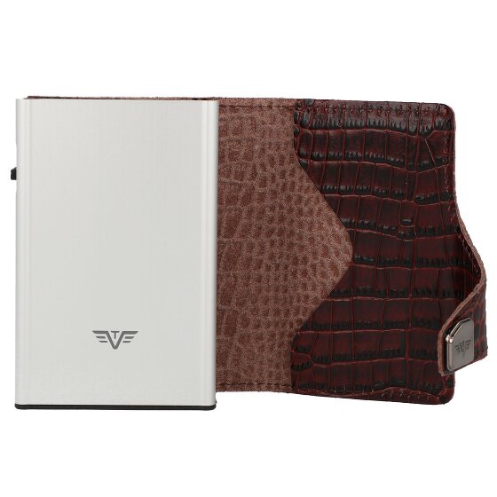 Tru Virtu Custodia per carte di credito Click & Slide Portafoglio RFID in pelle 6,5 cm