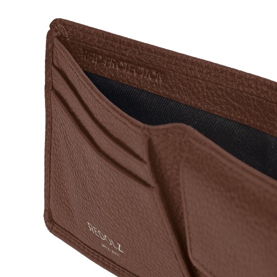 Redolz Leather Essentials QF portafoglio piccolo RFID in pelle 10,5 cm