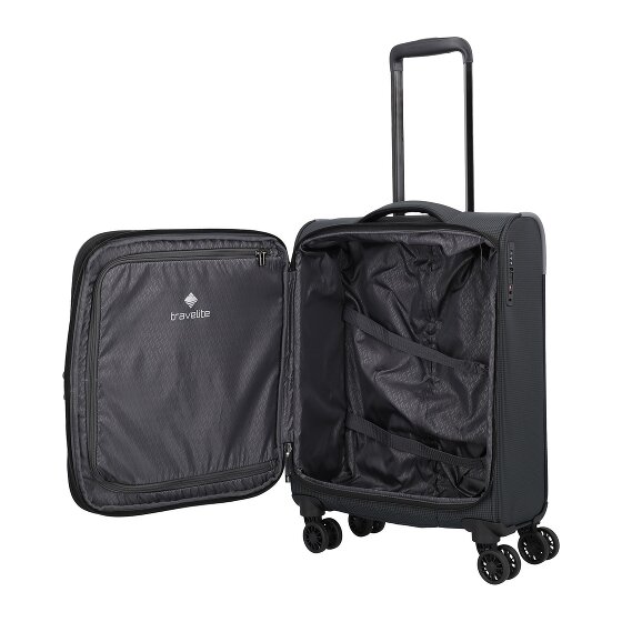 Travelite Corsiica 4 ruote Carrello della cabina S 55 cm con piega di espansione