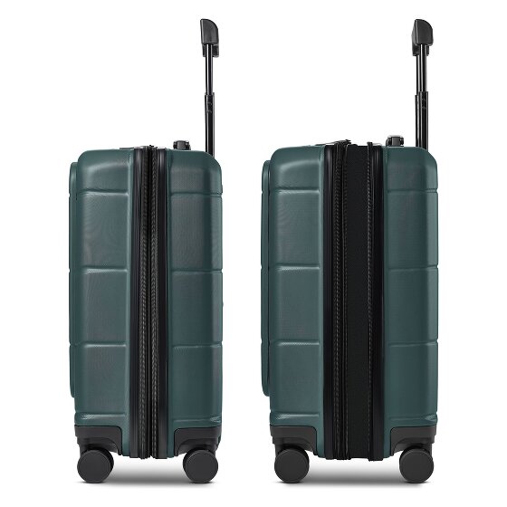 Police London 4 ruote Trolley cabina 55 cm Vano porta PC espandibile