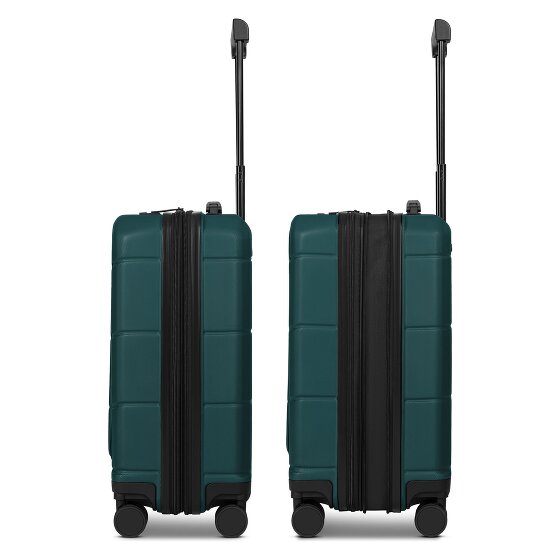 Police London 4 ruote Trolley cabina 55 cm Vano porta PC espandibile