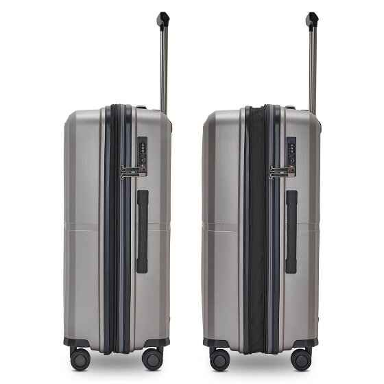 Pactastic Collection 01 4 ruote Carrello M 67 cm con piega di espansione