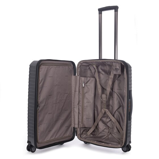 Stratic Bright+ 4 ruote Carrello M 66 cm con piega di espansione