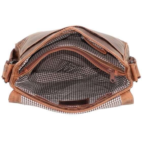 Jack Kinsky Baltimore 4 Borsa a tracolla in pelle 28 cm