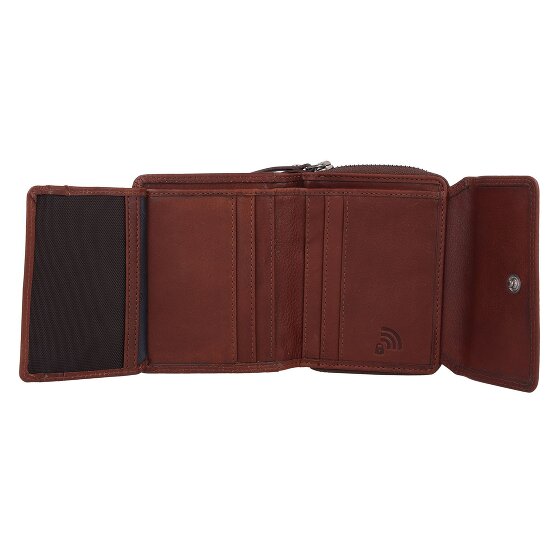 Jack Kinsky Portafoglio Protezione RFID Pelle 11 cm