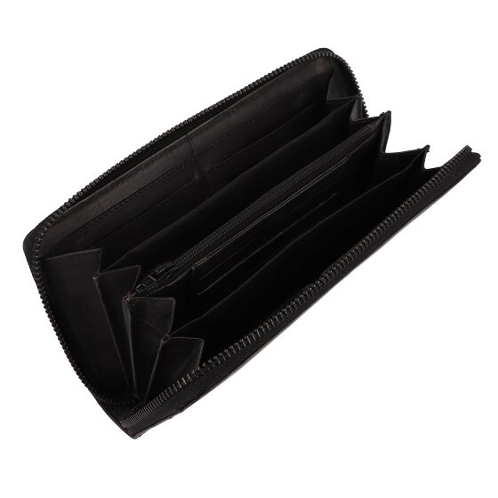 Greenburry Destressed Portafoglio Protezione RFID Pelle 19 cm