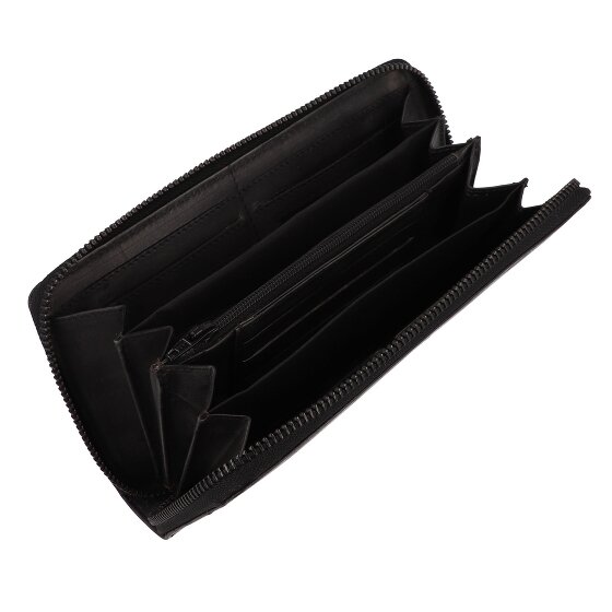 Greenburry Destressed Portafoglio Protezione RFID Pelle 19 cm