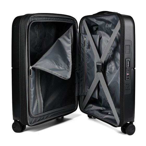 American Tourister Dashpop 4 ruote Carrello della cabina 55 cm con piega di espansione