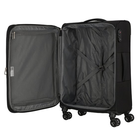 American Tourister Avantour 4 ruote Set di valigie 3 pezzi con piega di espansione