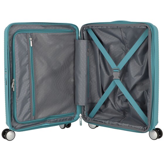 American Tourister Soundbox Carrello cabina a 4 ruote 55 cm