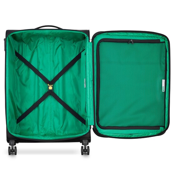 Delsey Paris x United Colors of Benetton Colour Block Trolley a 4 ruote da 77 cm con piega ad espansione