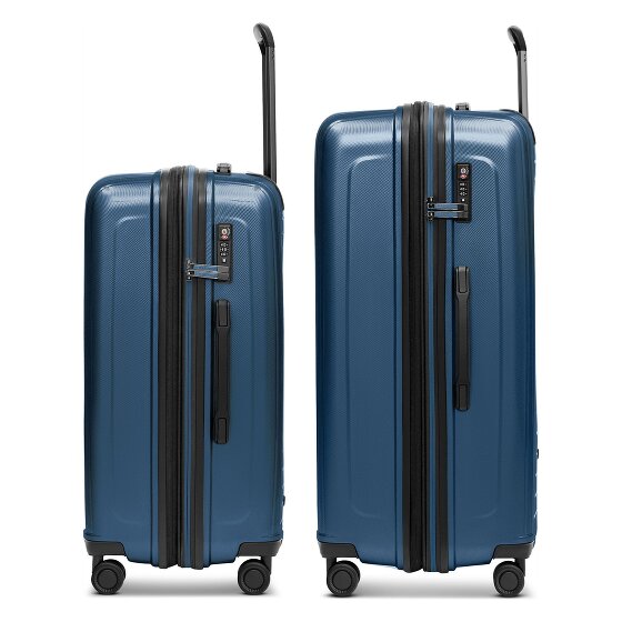 Redolz Essentials 14 4 ruote Set di valigie 2 pezzi con piega di espansione