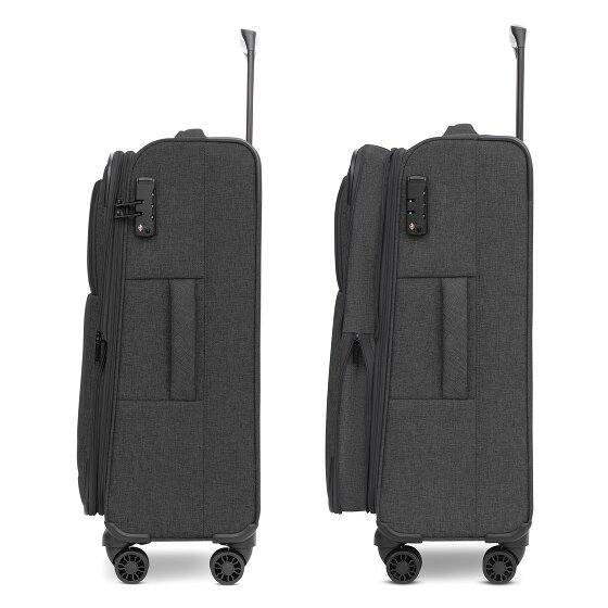 Redolz Essentials 12 MEDIUM Carrello a 4 ruote da 67 cm con piega ad espansione