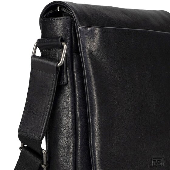 Jost Glasgow Borsa a tracolla S Protezione RFID Vera Pelle 23 cm