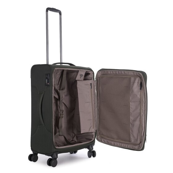 Stratic Stratic Light Plus 4 ruote Carrello 68 cm con piega di espansione