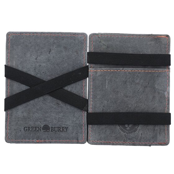 Greenburry Portafoglio magico vintage RFID in pelle 10 cm