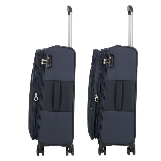 American Tourister Avantour 4 ruote Set di valigie 3 pezzi con piega di espansione