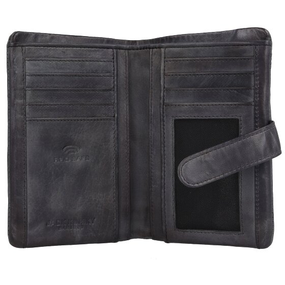 Jack Kinsky Portafoglio Nelson RFID in pelle 9,5 cm