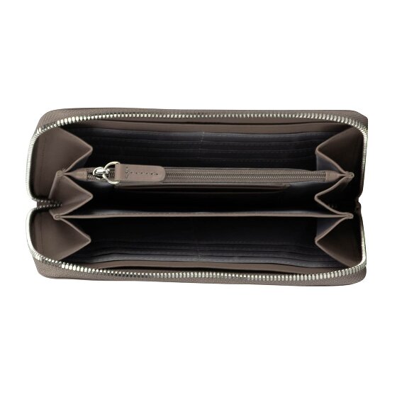 Jost Arva Portafoglio Protezione RFID Vera Pelle 19 cm