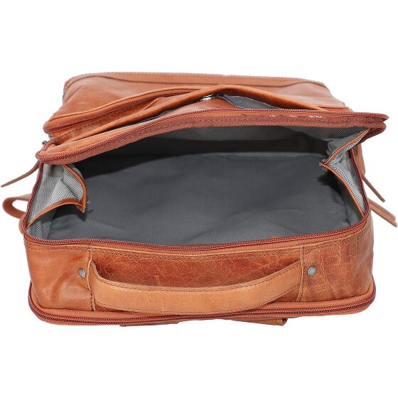 Spikes & Sparrow Zaino Bronco in pelle 40 cm Scomparto per laptop