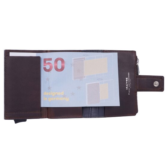 Maître Birkheim C-Four Custodia per carta di credito Protezione RFID Pelle 6.5 cm