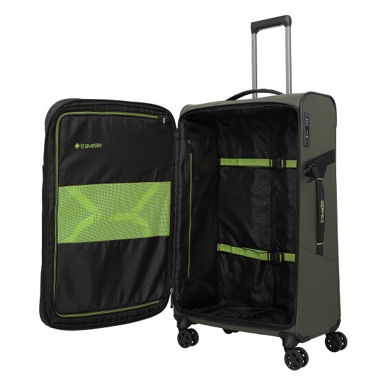 Travelite Briize 4 ruote Carrello L 78 cm con piega di espansione