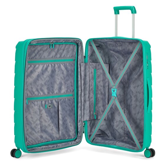 Roncato Skyline 2.0 4 ruote Set di valigie 3 pezzi con piega di espansione