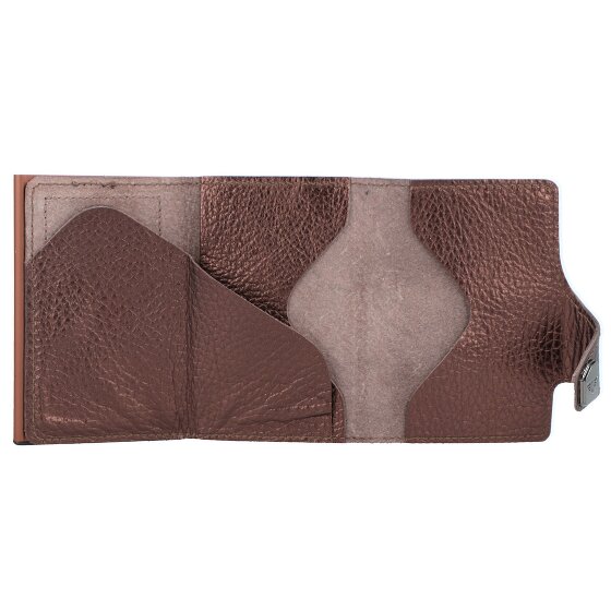 Tru Virtu Custodia per carte di credito RFID in pelle 6,5 cm