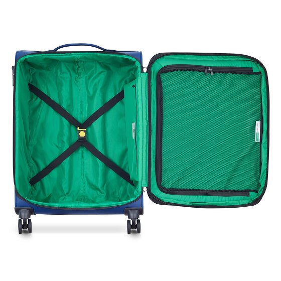 Delsey Paris x United Colors of Benetton Colour Block Set di valigie a 4 ruote 3 pezzi.