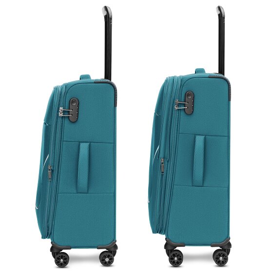 Stratic taska Trolley a 4 ruote M 65 cm con piega a espansione
