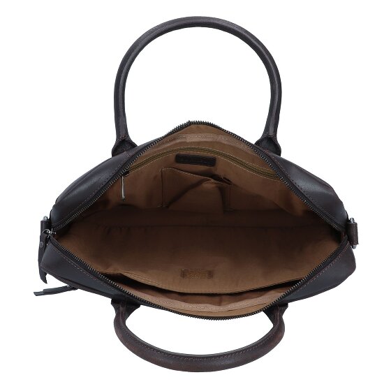 Burkely Vintage Valigetta Vera Pelle 37 cm Vano porta PC