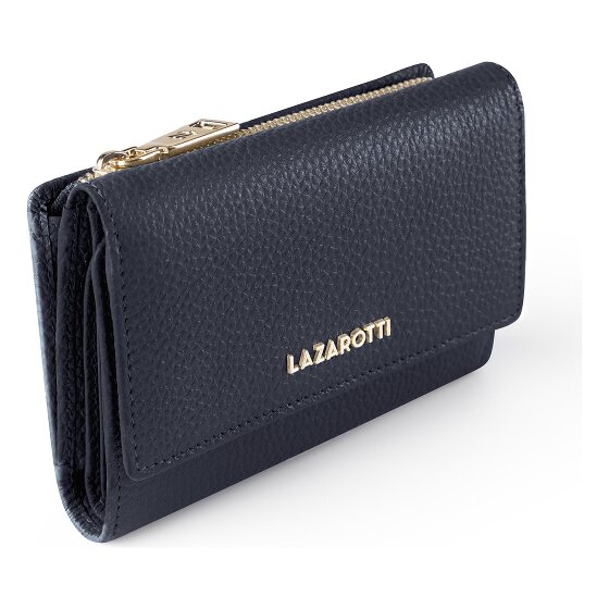 Lazarotti Bologna Portafoglio XL in pelle con scomparto con zip 14 cm