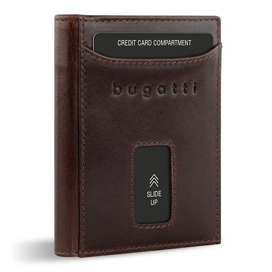 bugatti Secure Slim Portafoglio Protezione RFID Pelle 8 cm