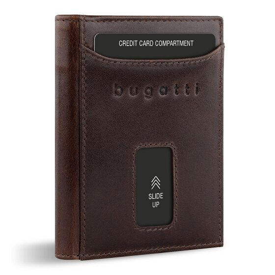 bugatti Secure Slim Portafoglio Protezione RFID Pelle 8 cm