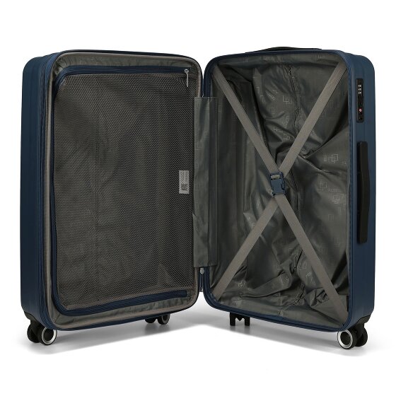 American Tourister Aerojoy 4 ruote Set di valigie 3 pezzi con piega di espansione