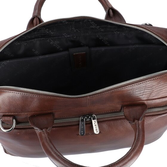 Plevier Vintage Bill Valigetta Pelle 40 cm Scomparto per laptop