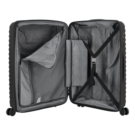 d&n Travel Line 4500 4 ruote Set di valigie 3 pezzi con piega di espansione